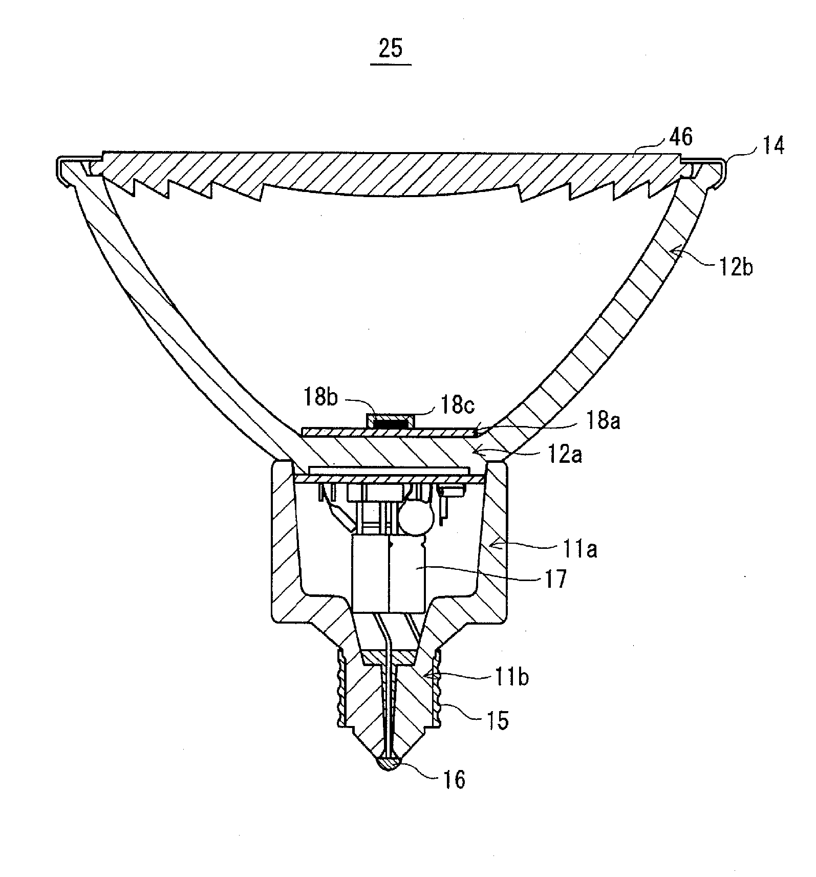 Spot light source and bulb-type light source