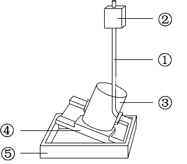 Liquid injection and suction method for cell slide-making dyeing machine and device thereof