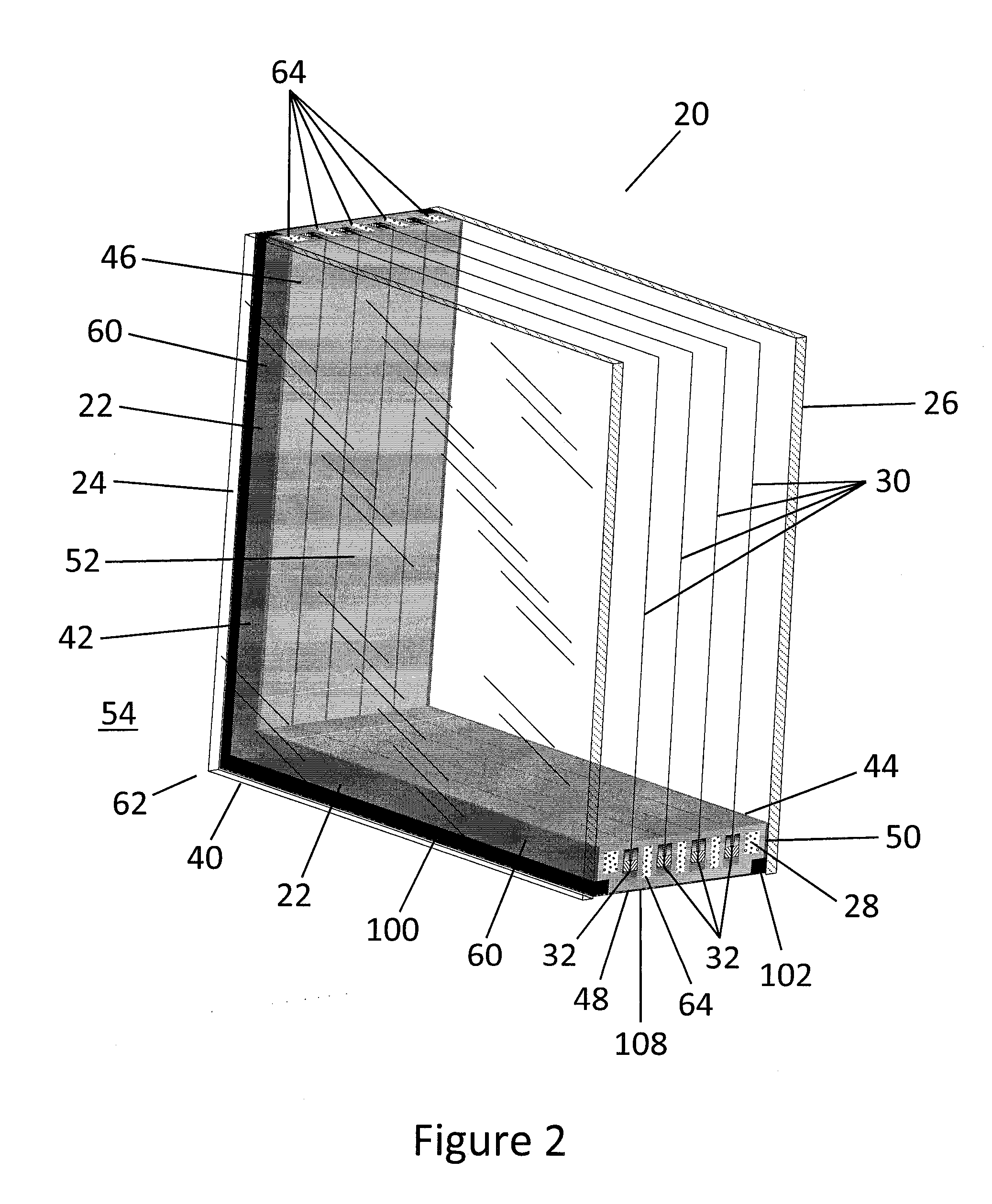 Pressure compensated glass unit