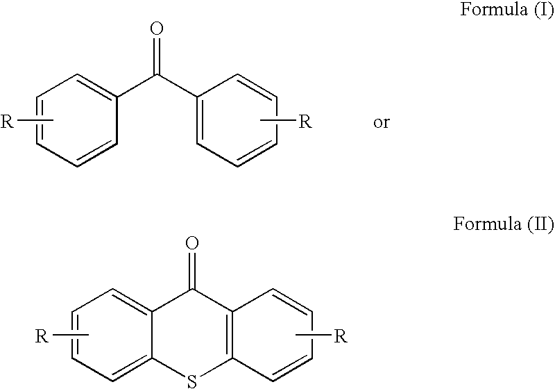 Benzophenone/thioxanthone derivatives and their use in photopolymerizable compositions