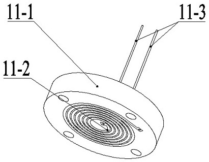 High-strength aluminum alloy scalloped petal side hole electromagnetic flanging device and method