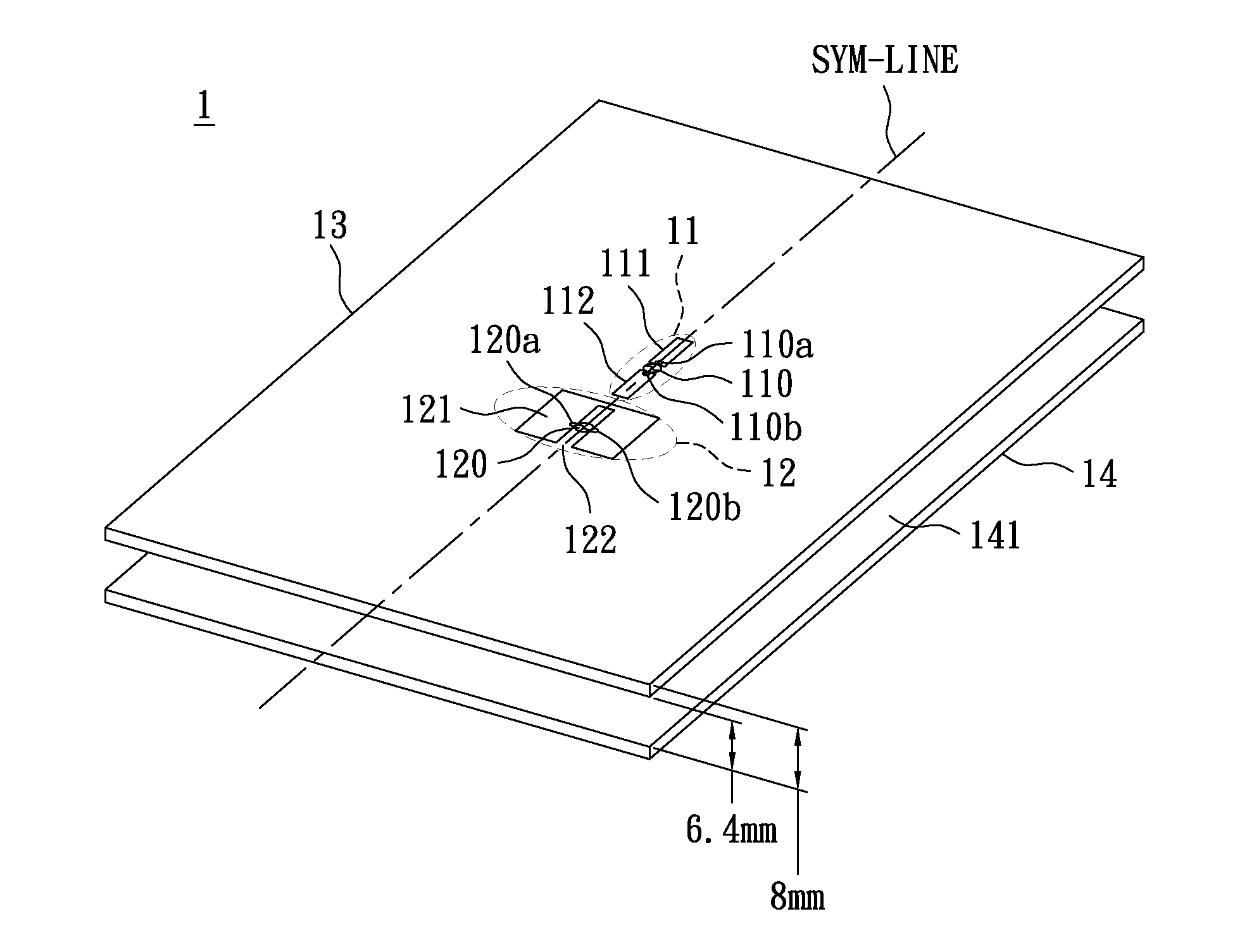 Hybrid multi-antenna system and wireless communication apparatus using the same