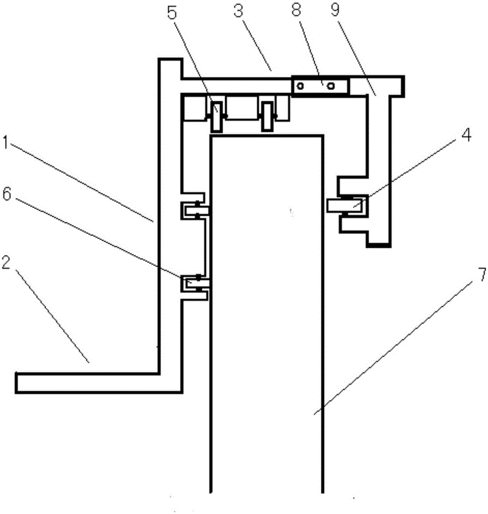 Wall body transport vehicle