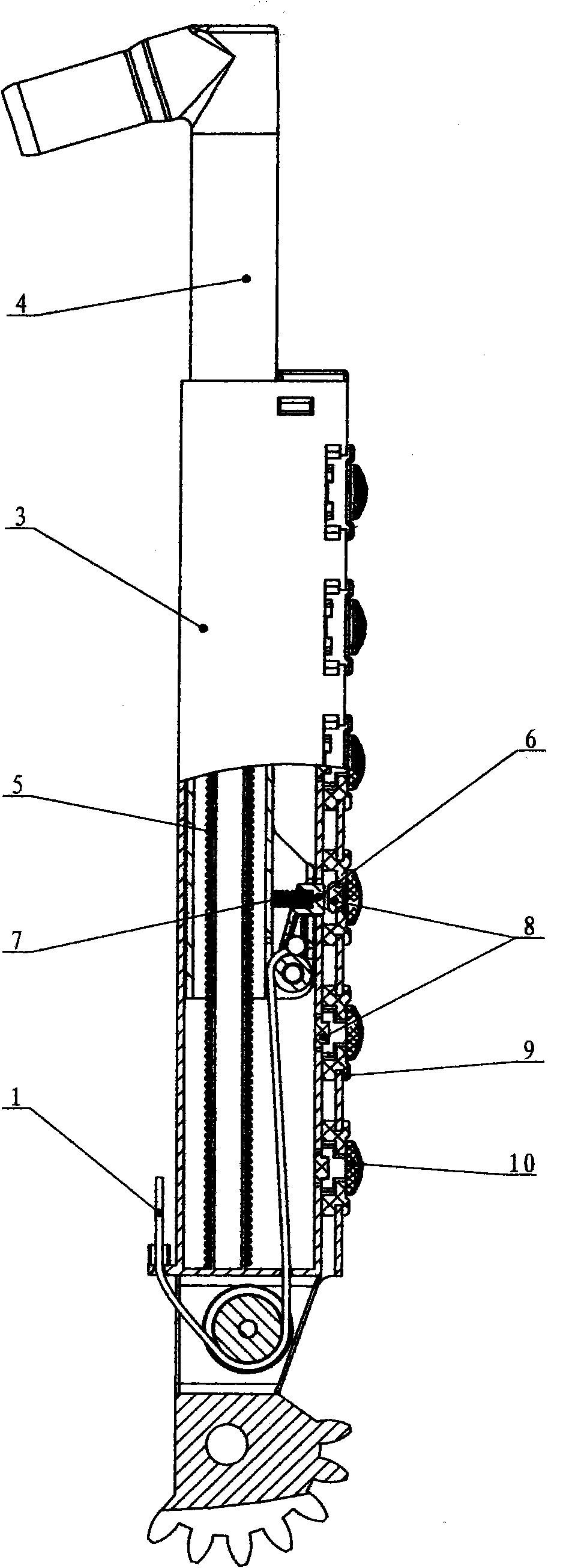 A folding method of a foldable bicycle saddle