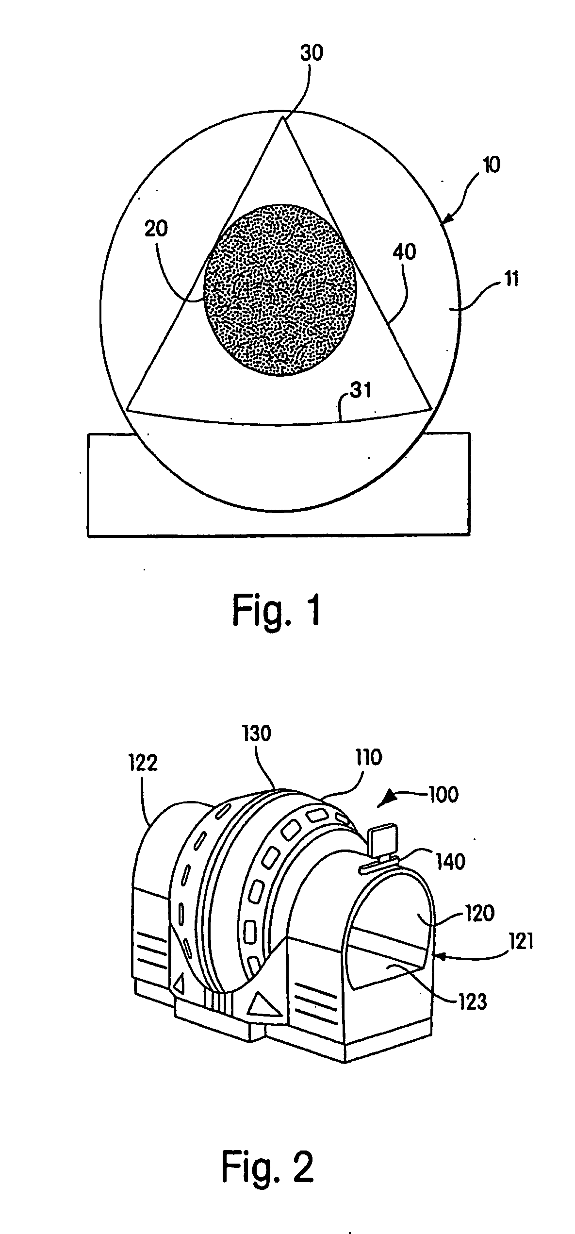 Folded array CT baggage scanner