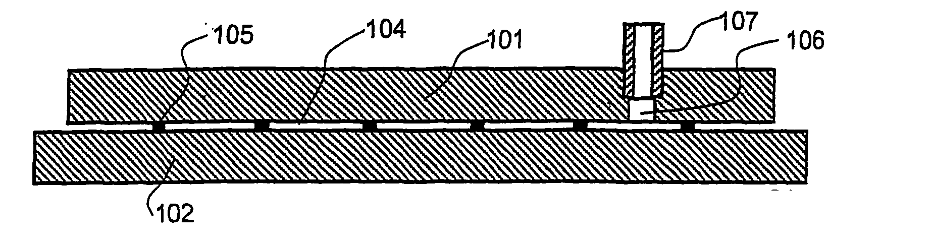 Sealing arrangement for use in evacuating a glass chamber