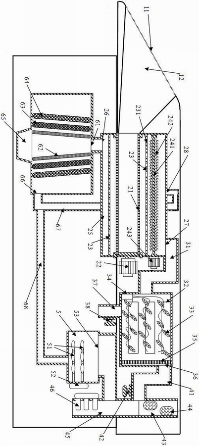 Large bus fresh air system