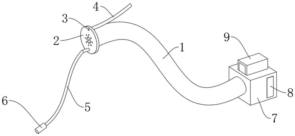 Flexible hybrid medical tube for newborns