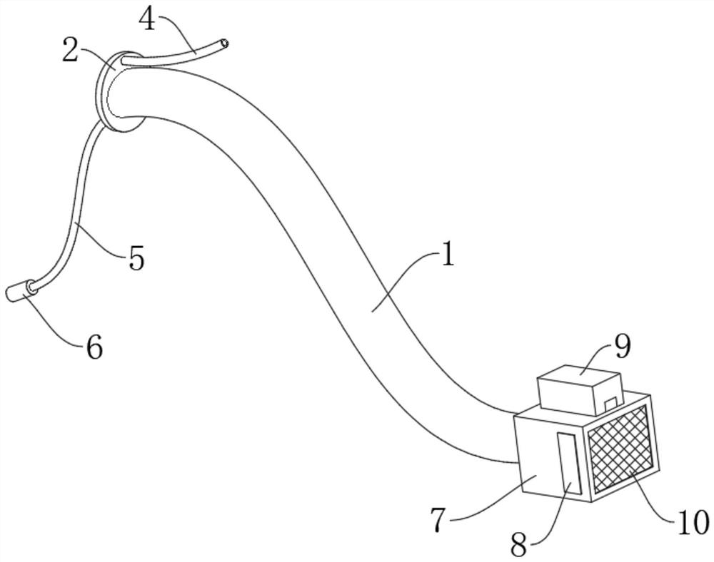 Flexible hybrid medical tube for newborns