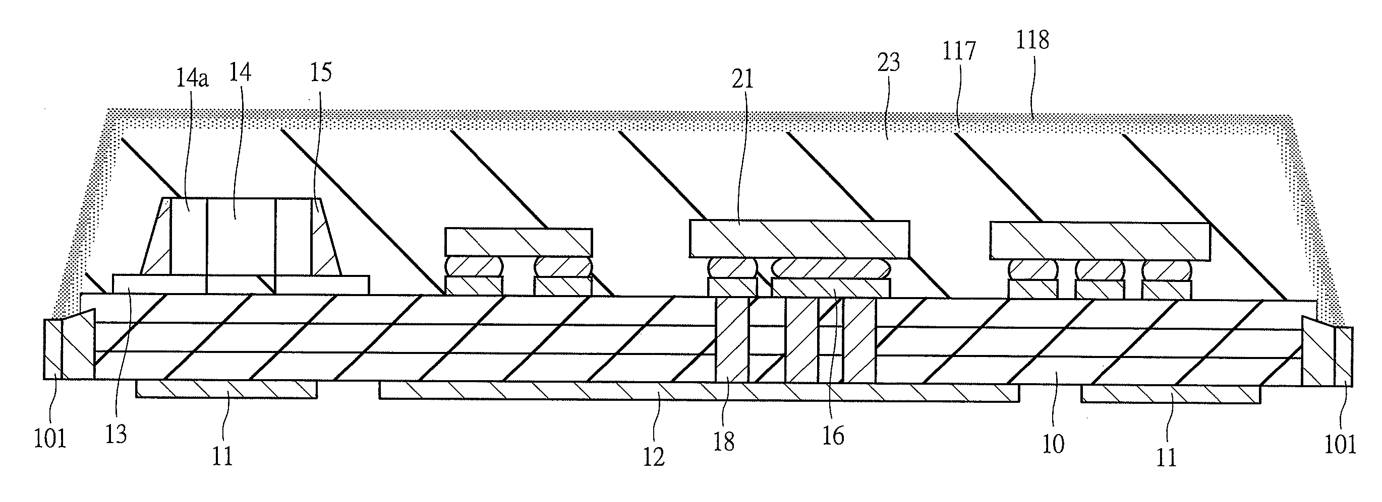 Shielded electronic components and method of manufacturing the same