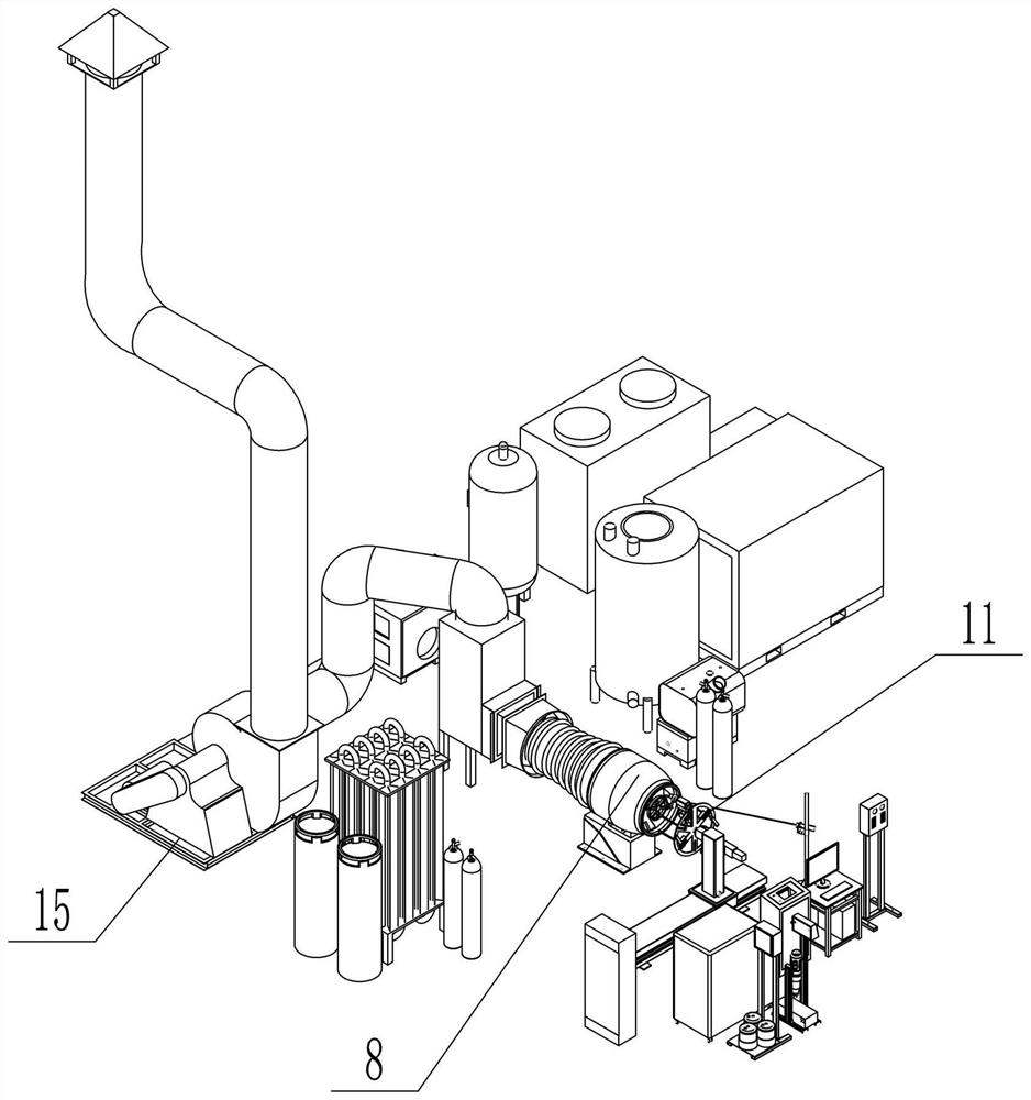 Aero-engine high-pressure rotor blade service environment simulation device