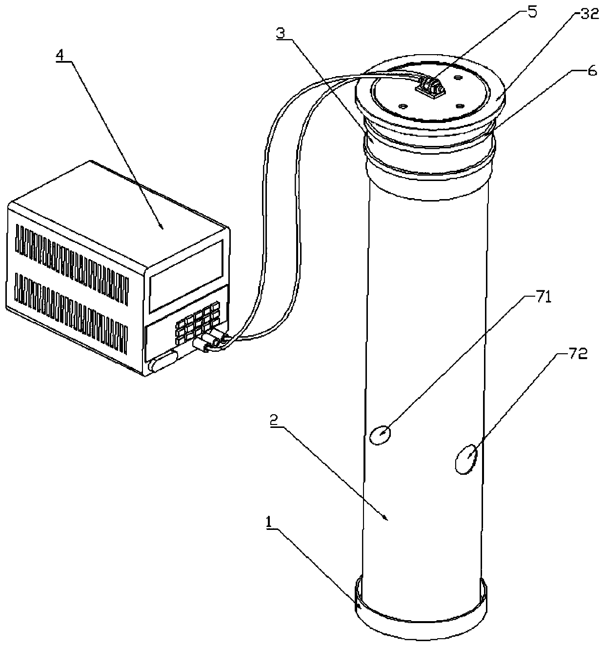 Laser dust detector correction device and correction method