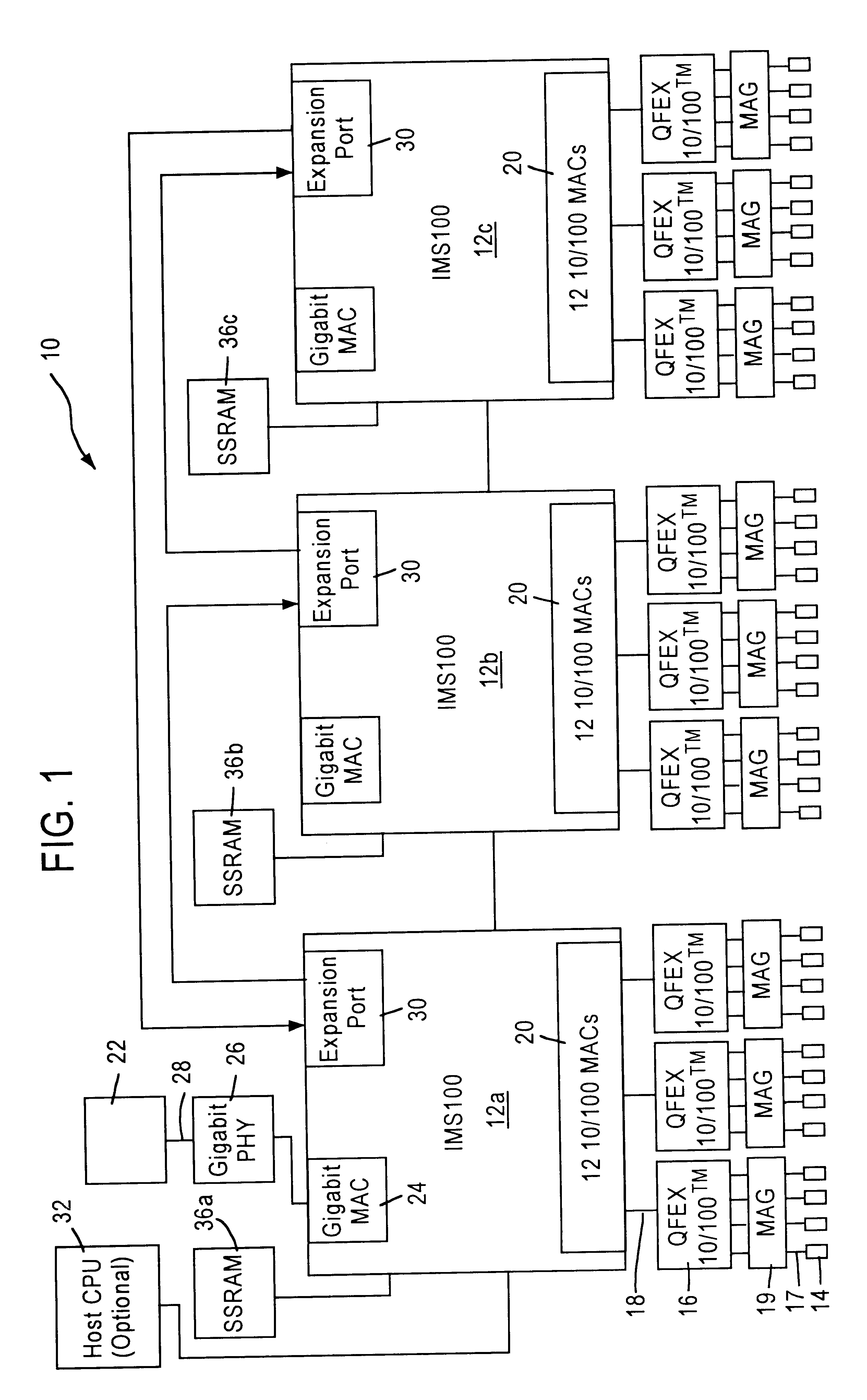 Weighted round robin cell architecture