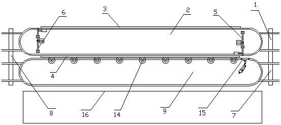 Parallel access non-stopping high-speed train