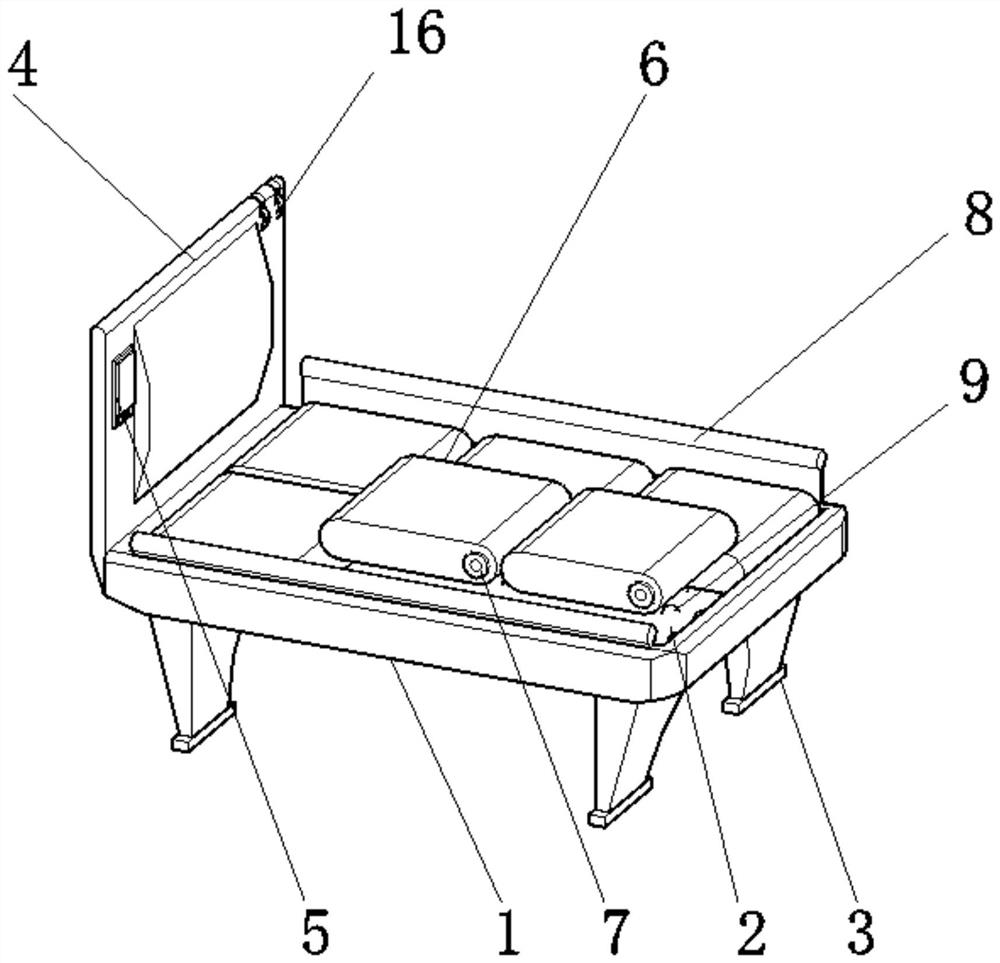 Nursing bed for preventing pressure sores