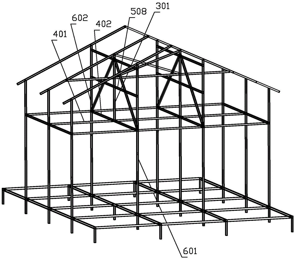 Removable villa structure