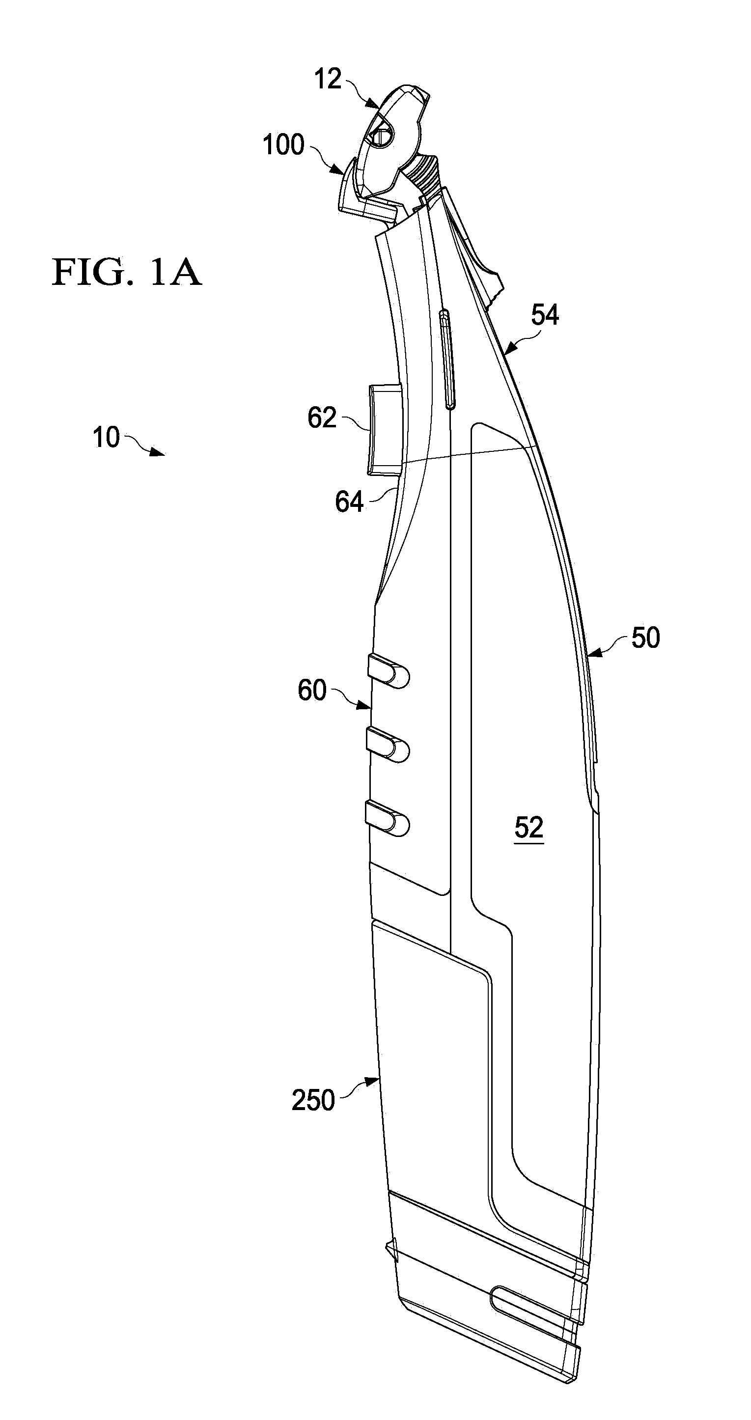 Handle for a liquid dispensing hair removal device