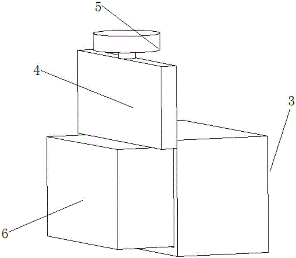 Turnover clamping device for woods