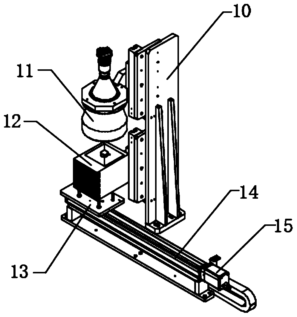 PIN needle position degree detection method for large-size product with sub-pixel precision