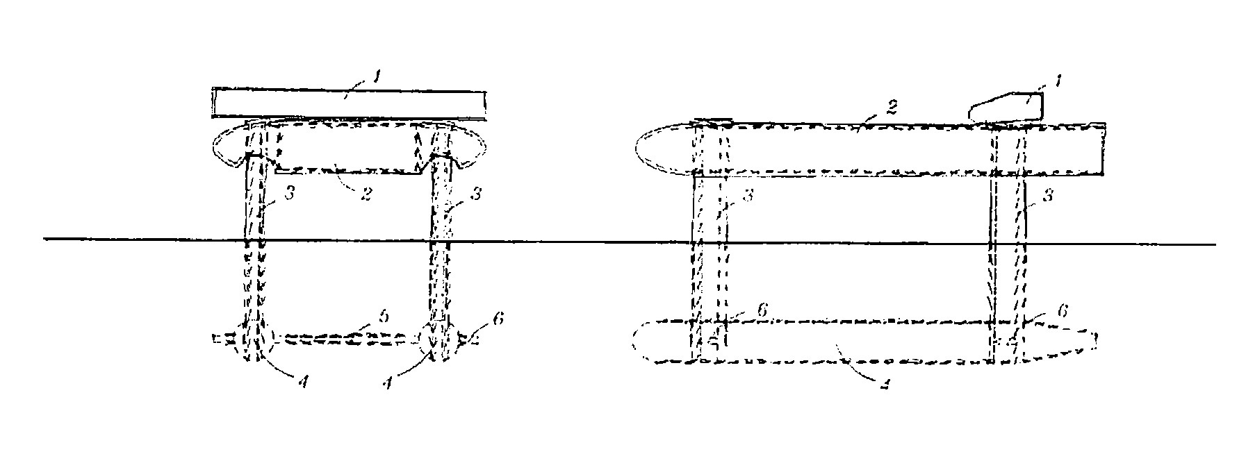 Vessel with submersible hulls