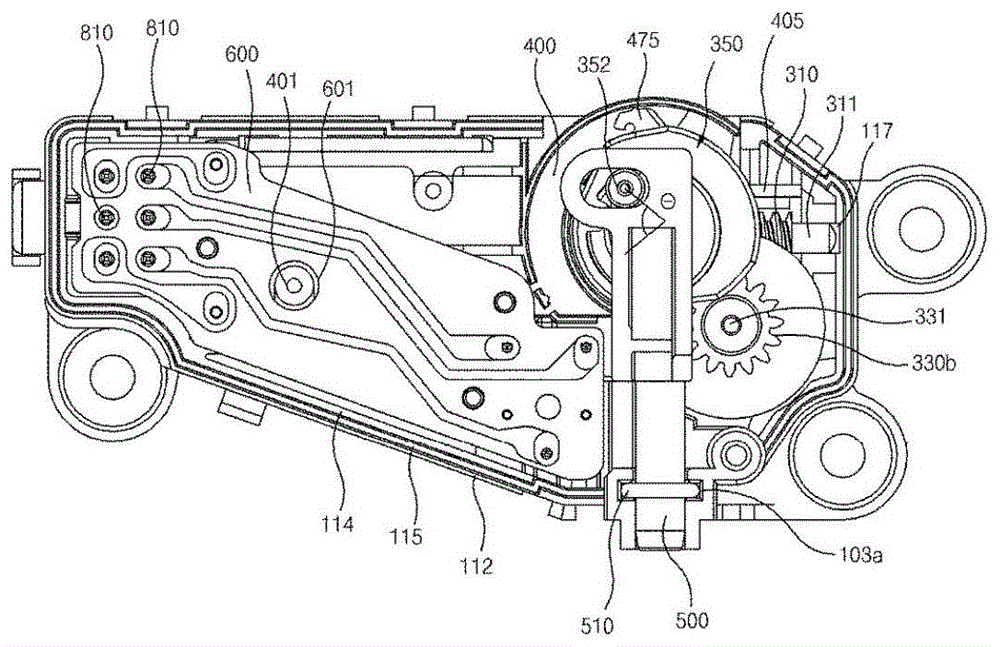 Door lock device for washing machine