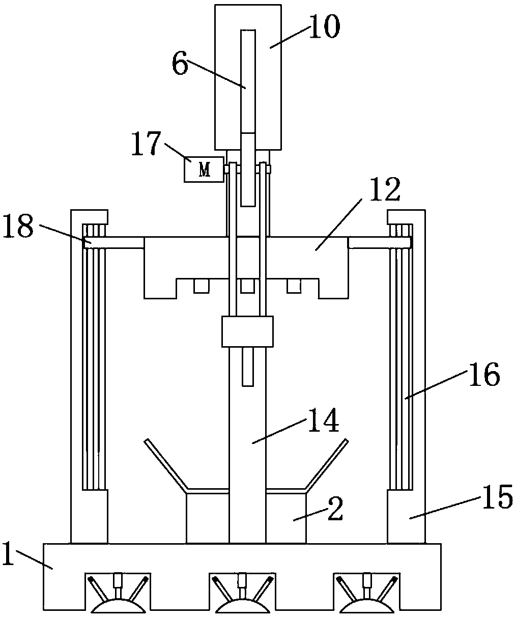 Quick positioning die for automobile electronic component machining