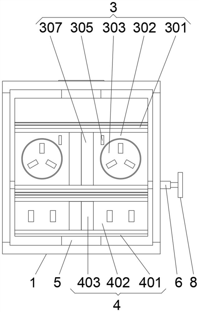 Wall socket with adjustable jack height