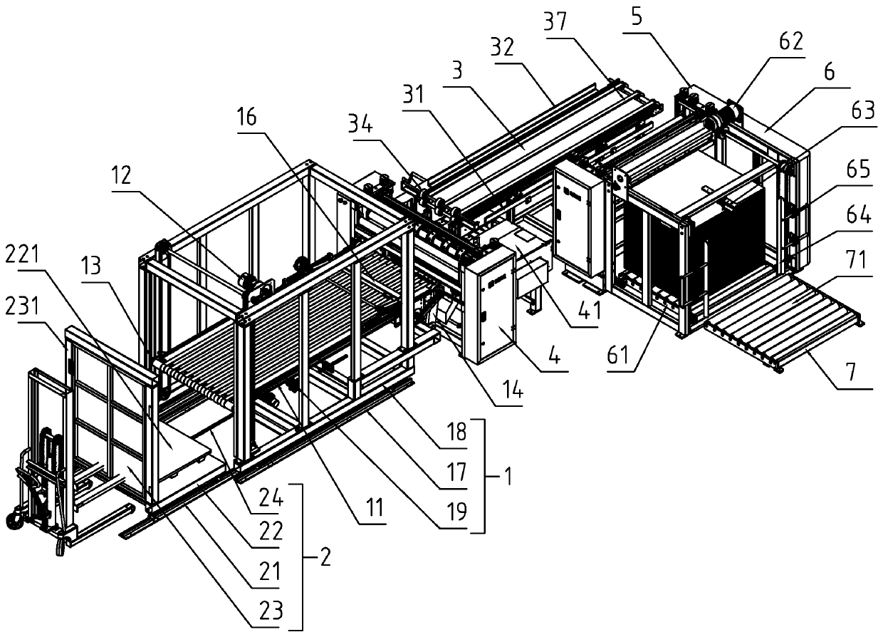 Plate cutting machine