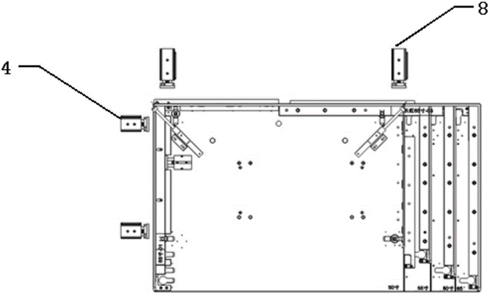 Automatic frame locating device and method