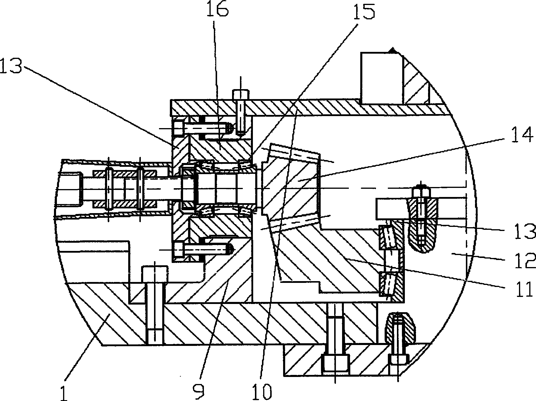 Steam turbine blade-cascade assembling frock