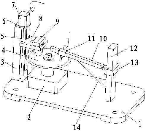 Tungsten carbide circular cutter vibration frequency detection device