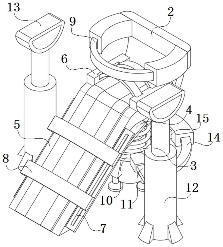 Clinical drainage equipment for emergency intensive care unit