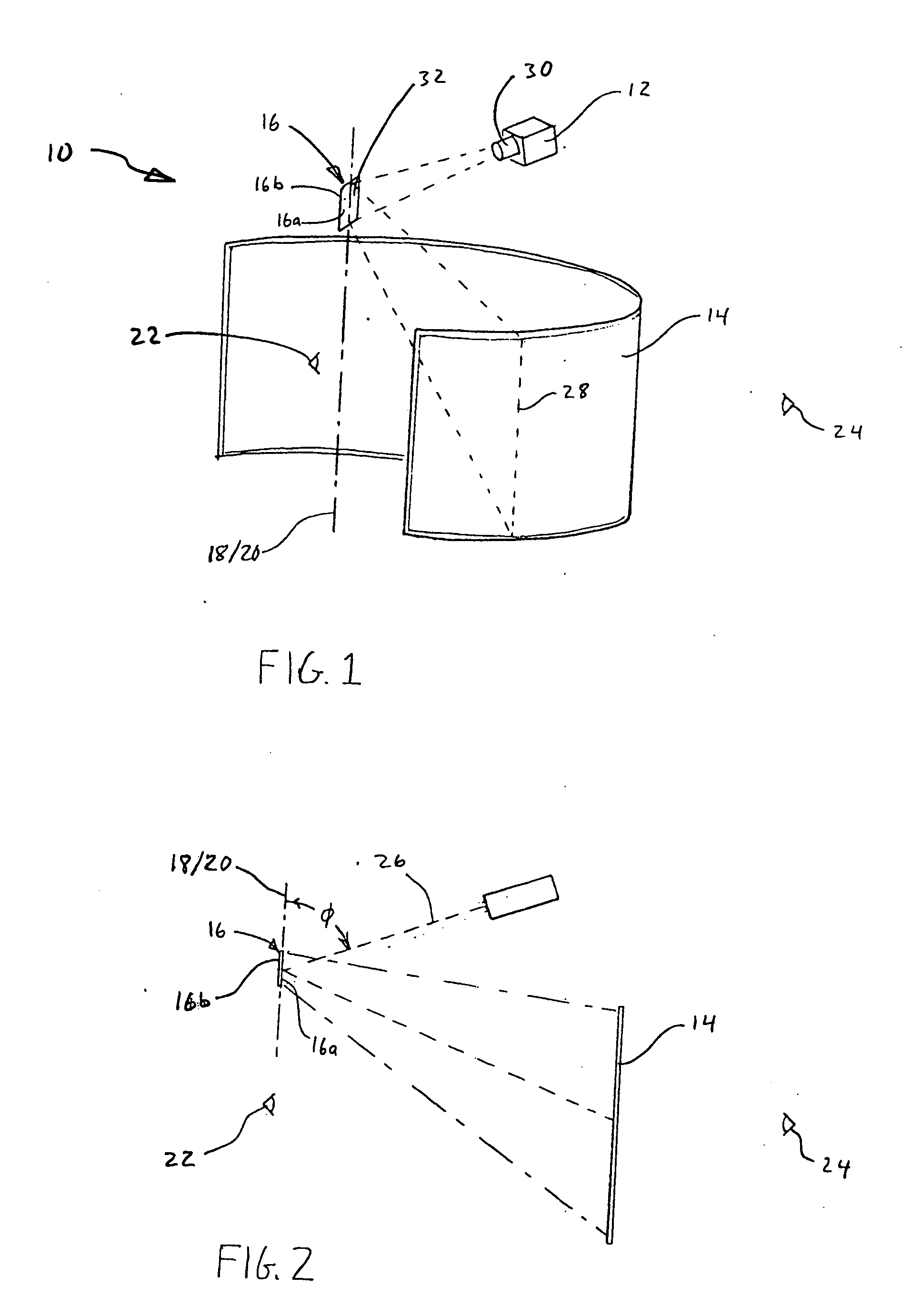 Wide angle scanner for panoramic display