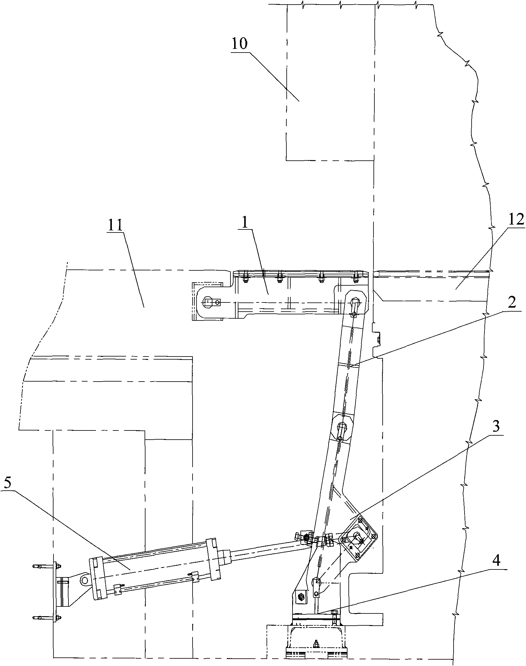 Movable transition track bridge for heating furnace