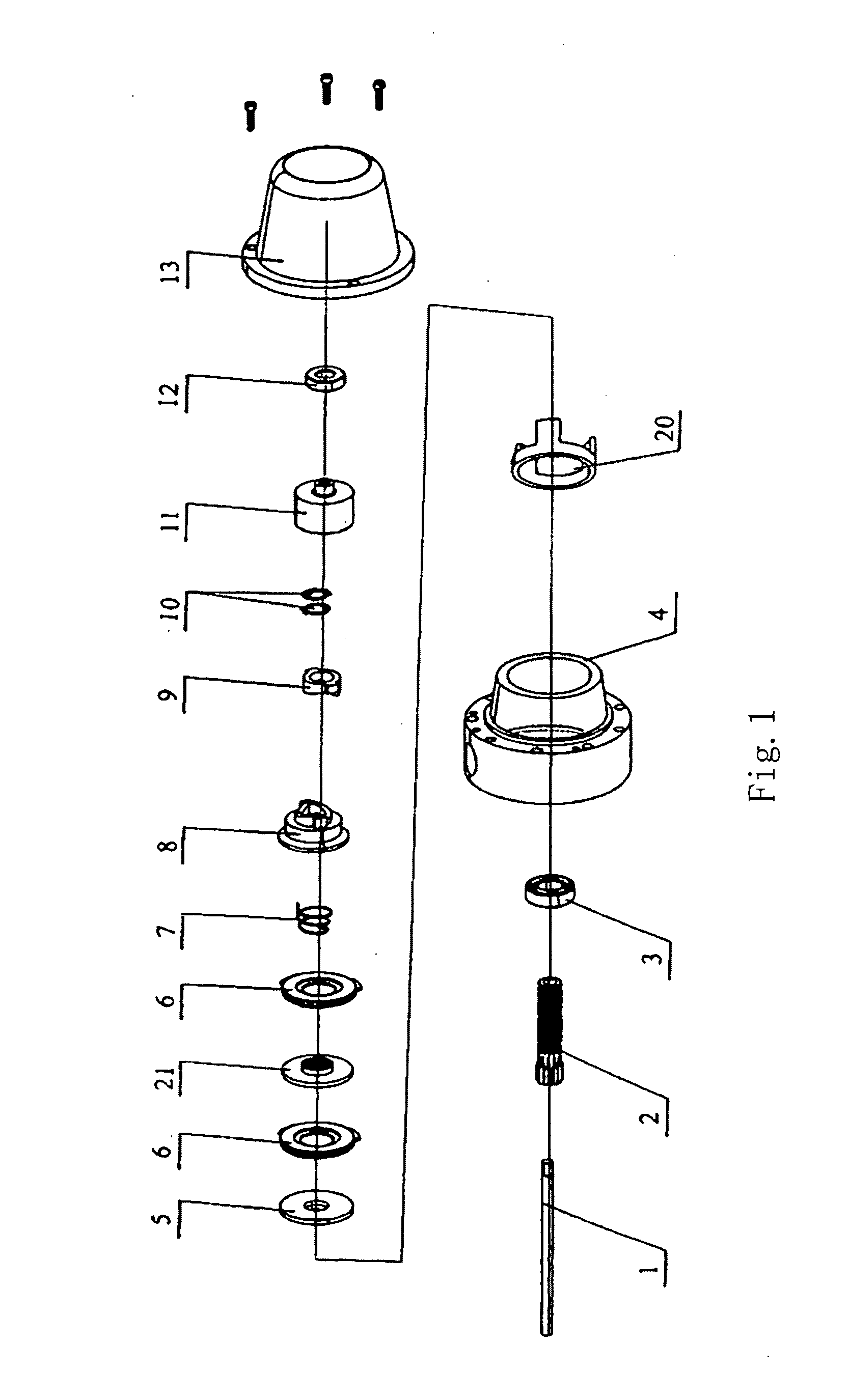 Plane braking device for electric winches and electric winch