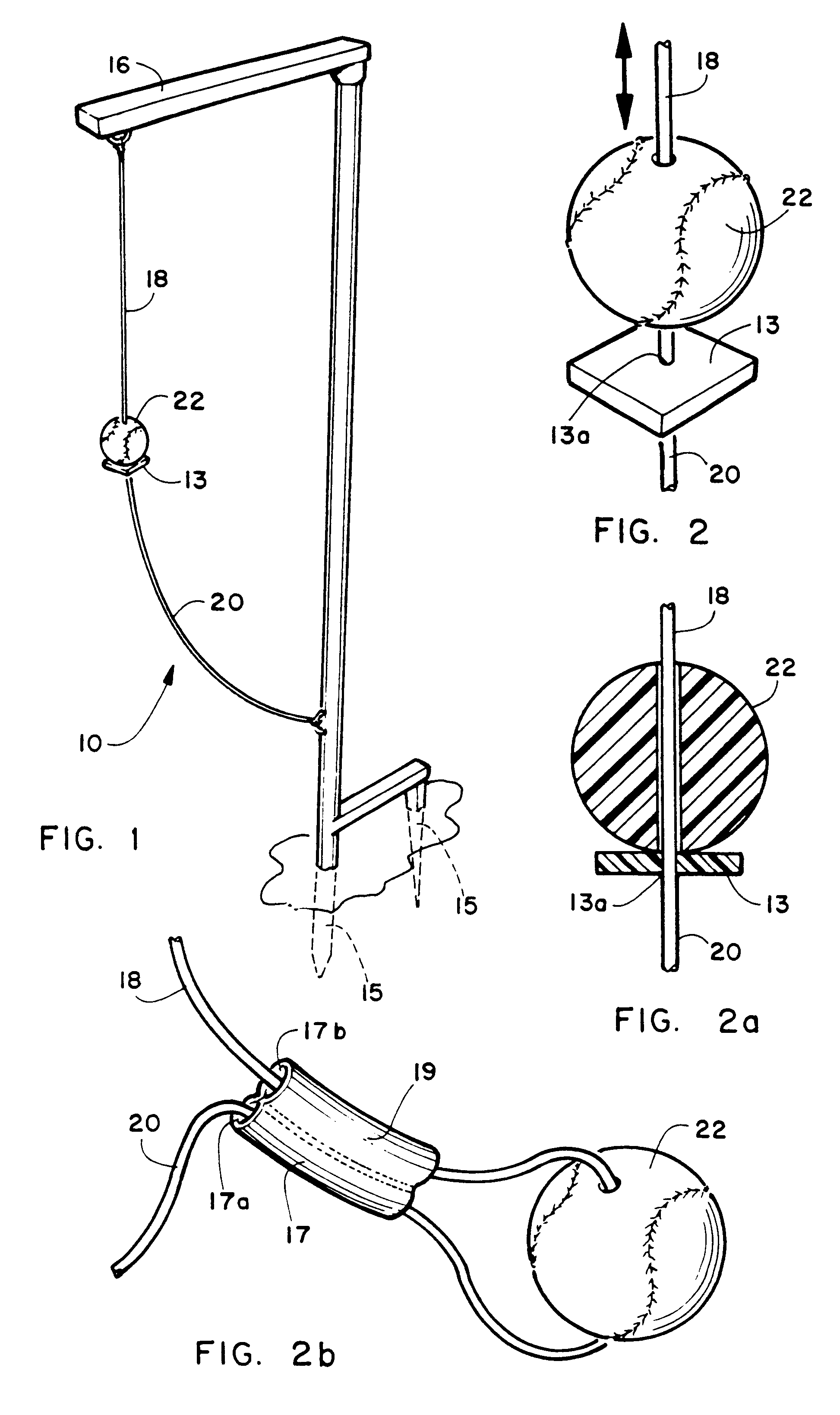 Baseball striking practice device