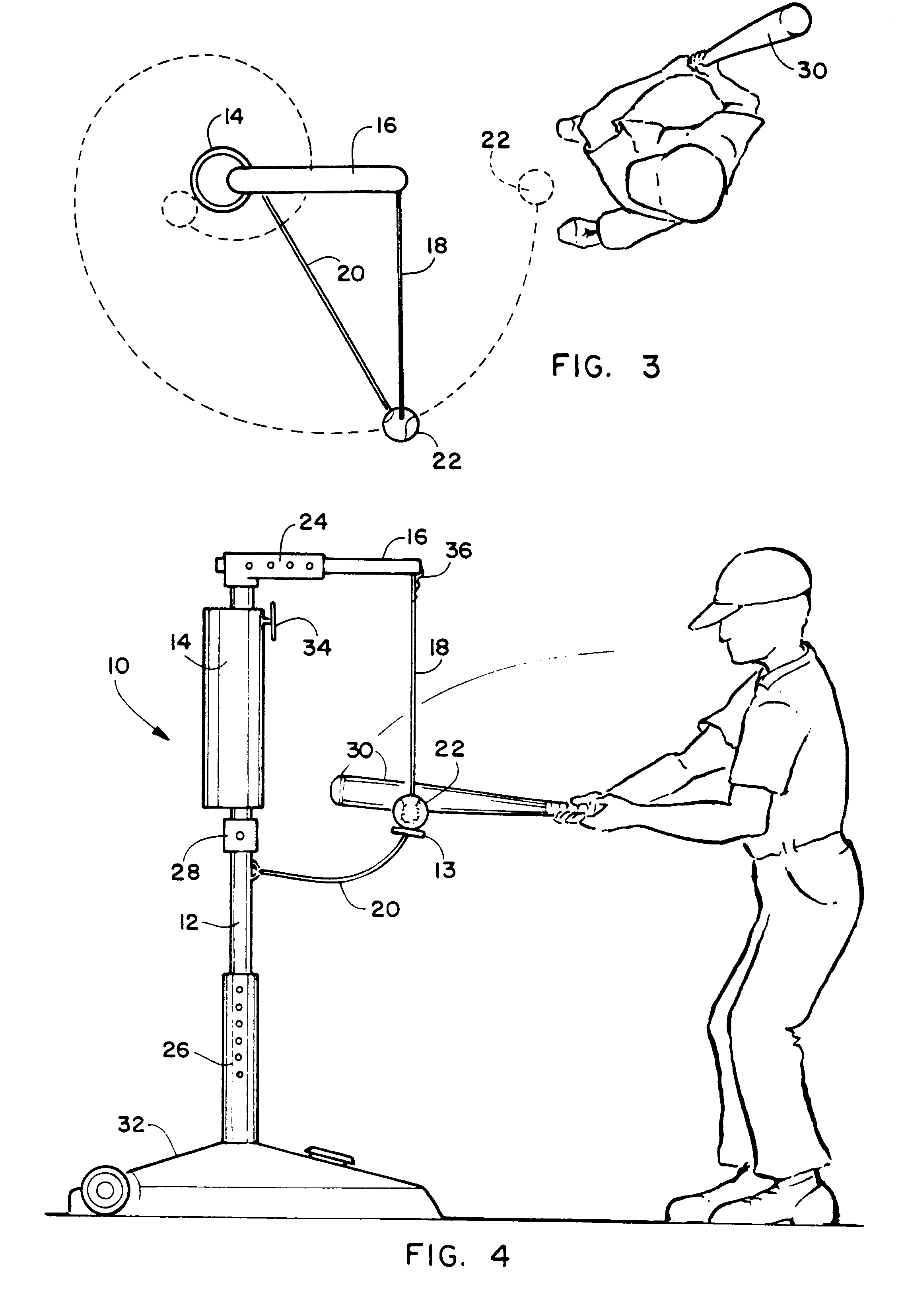 Baseball striking practice device