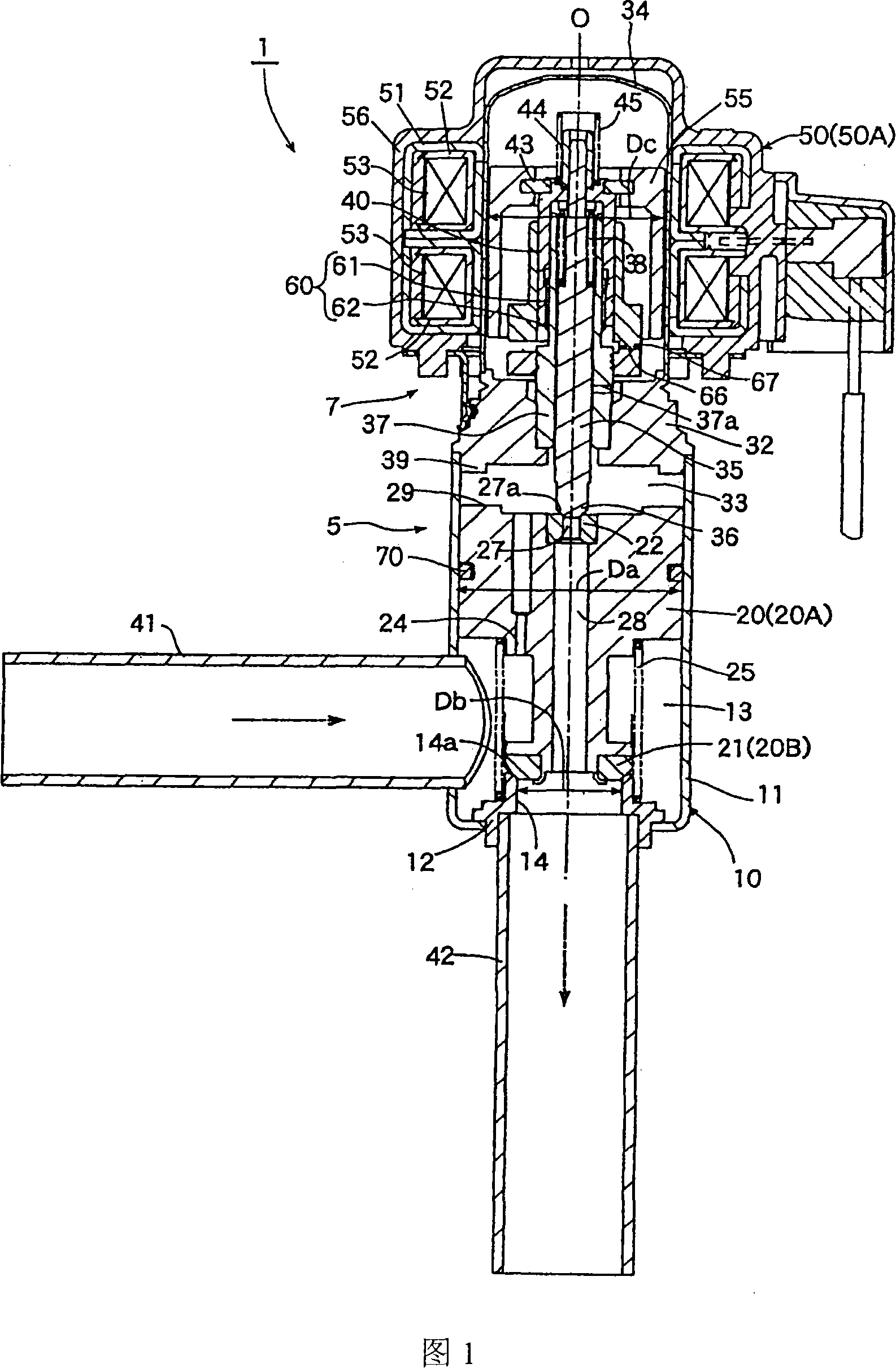 Pilot type control valve