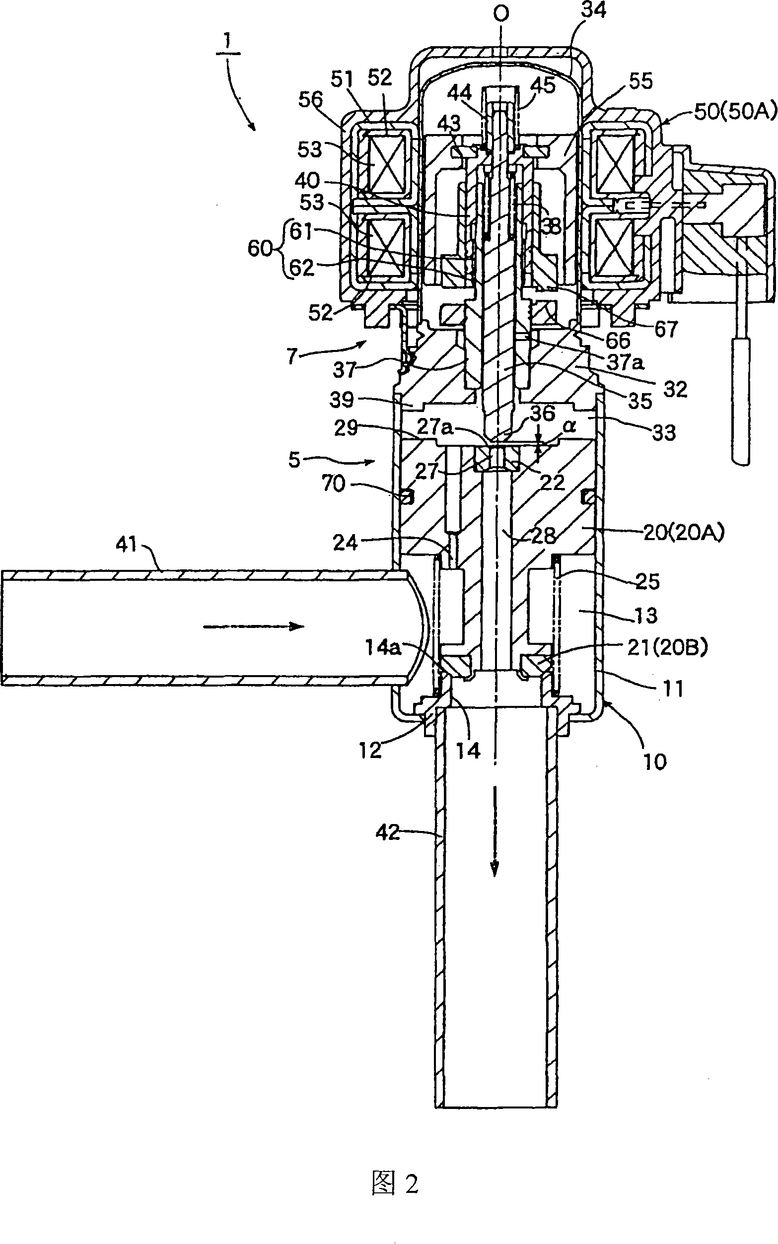 Pilot type control valve