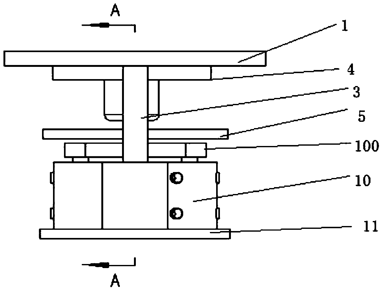 Tailor-welded blank hydraulic partitioning and side pressing forming device and forming method thereof