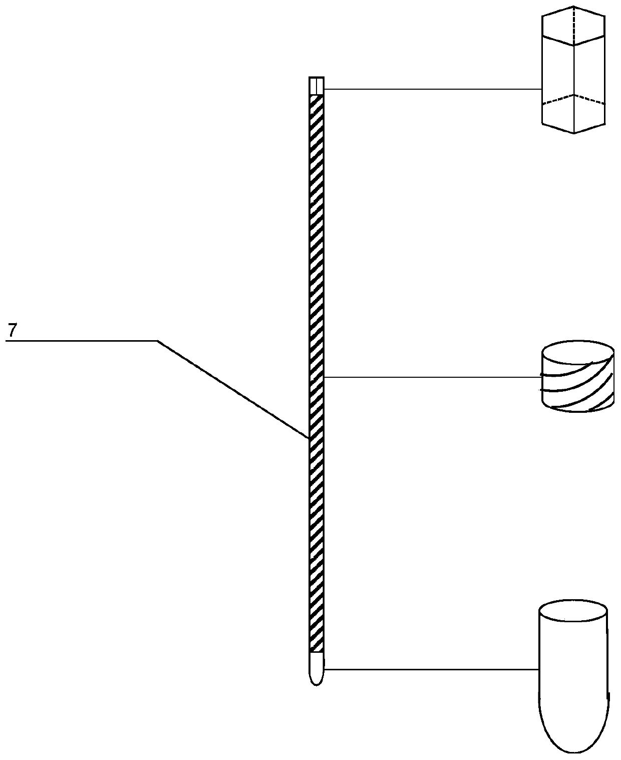 A kind of outer wall cutting device and using method of soft clay hollow cylindrical sample