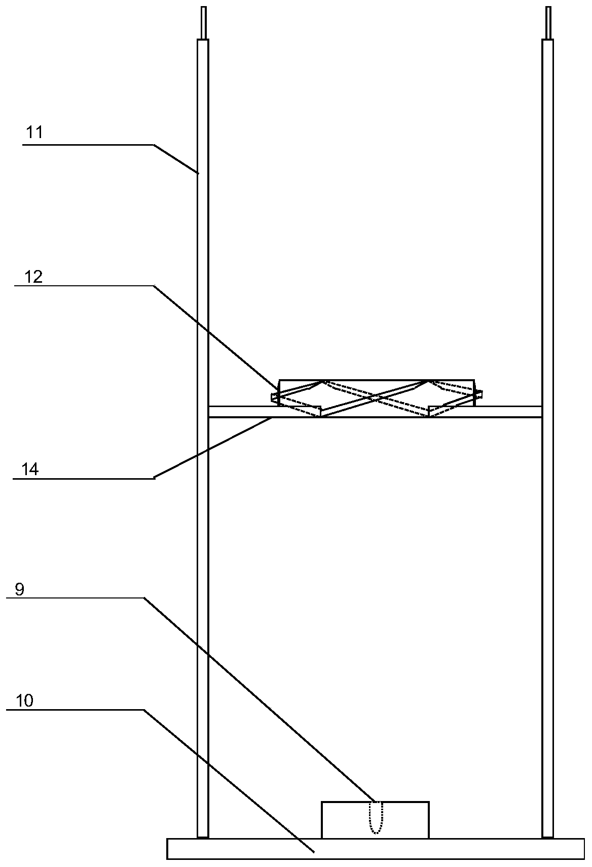 A kind of outer wall cutting device and using method of soft clay hollow cylindrical sample