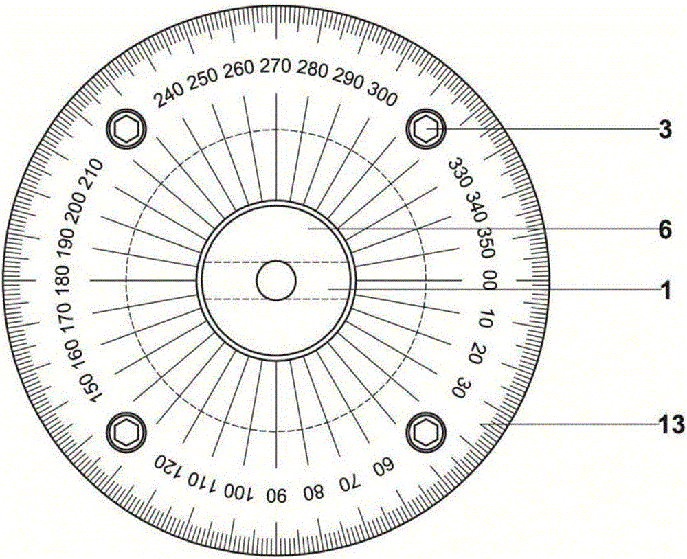 Small-size rotating type diamond anvil cell press device