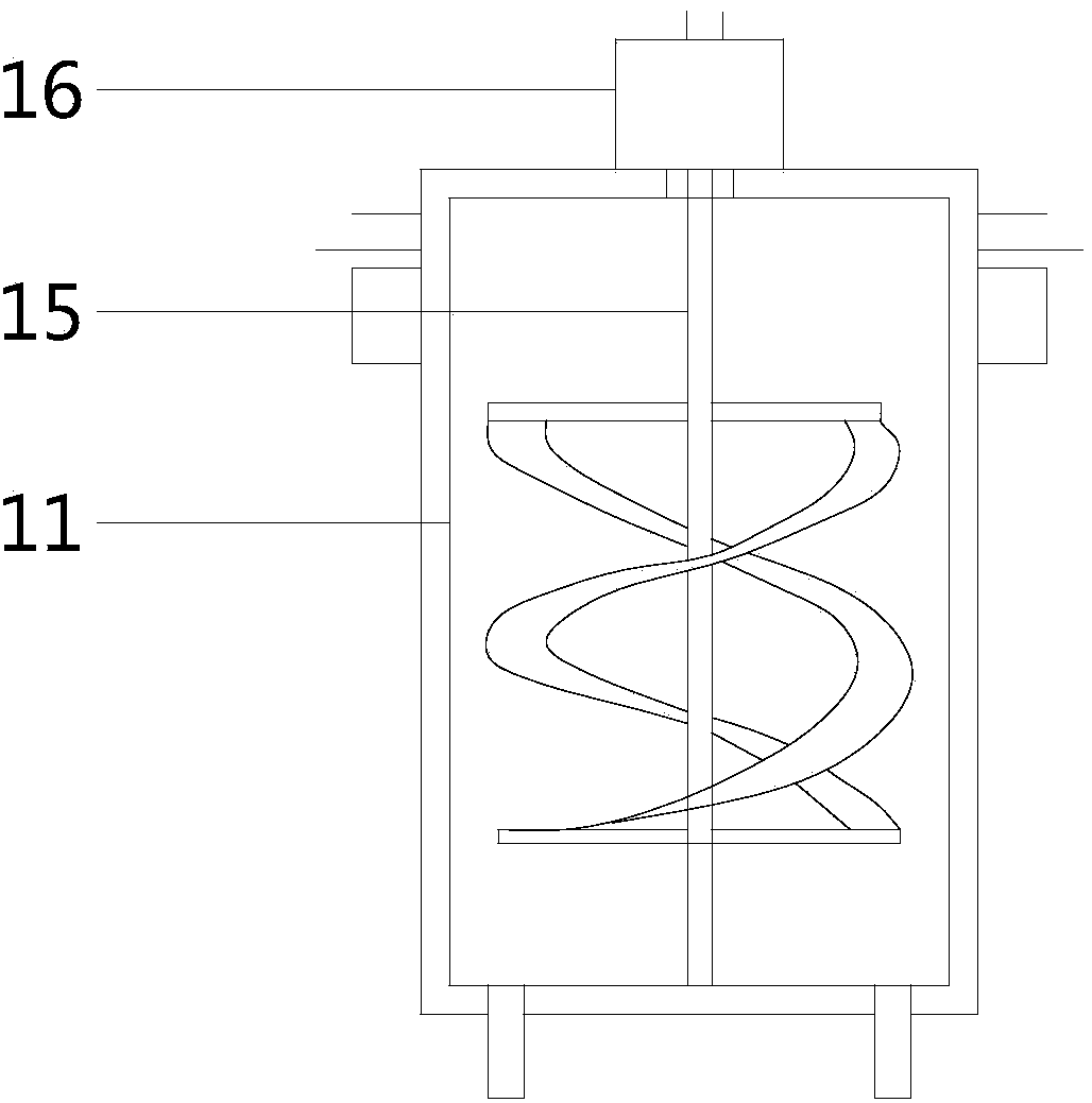 Ink mixing and filtering device of printing machine