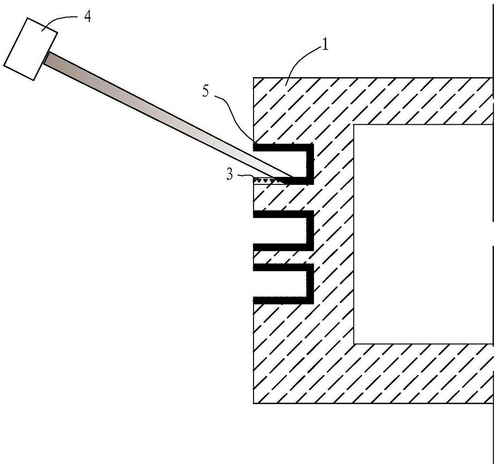 Surface alloy strengthening method of aluminum-based piston ring grooves