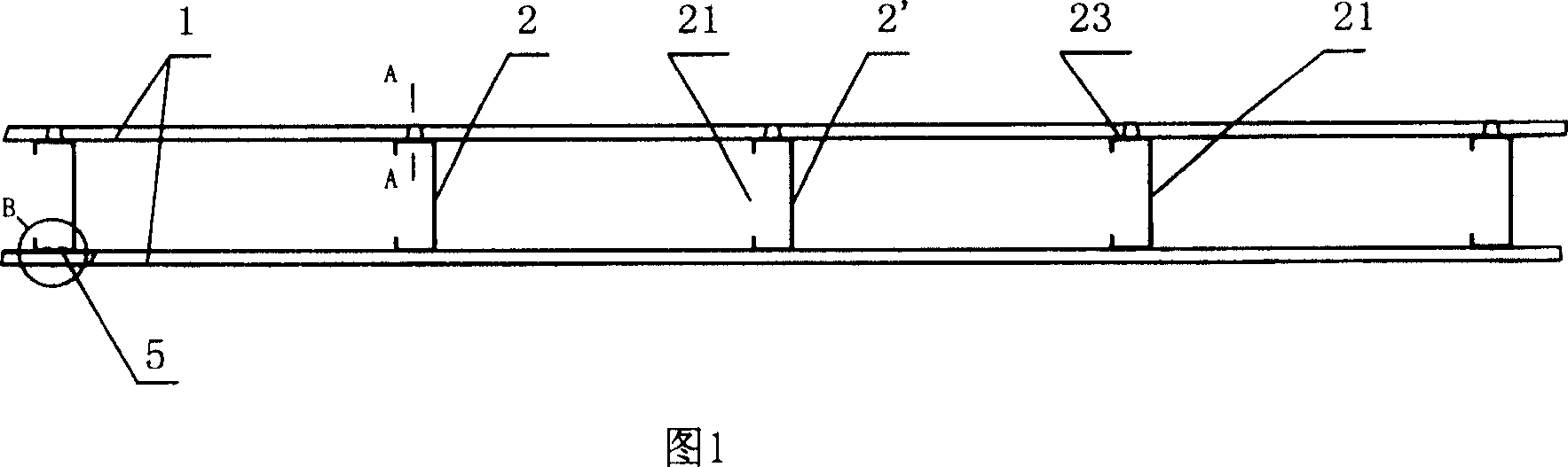 Non-bearing construction mould net