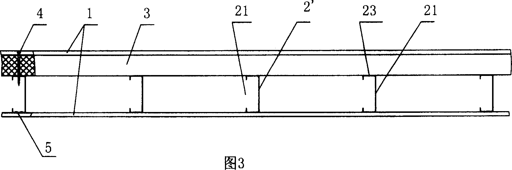 Non-bearing construction mould net