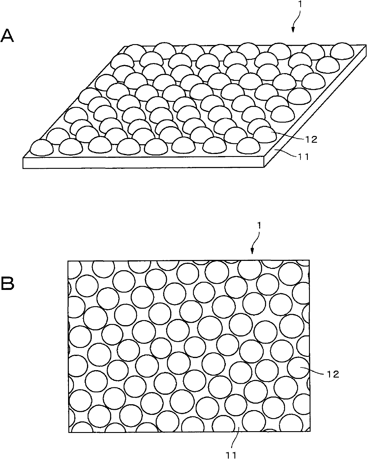 Diffusion sheet and method of manufacturing the same, backlight, and liquid crystal display device