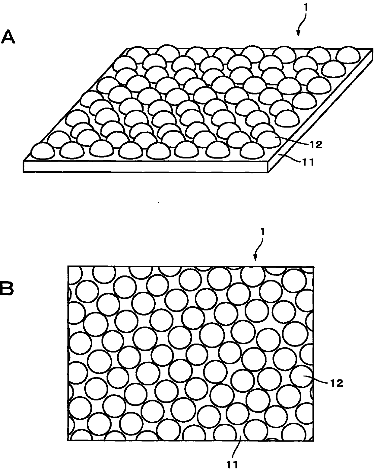 Diffusion sheet and method of manufacturing the same, backlight, and liquid crystal display device