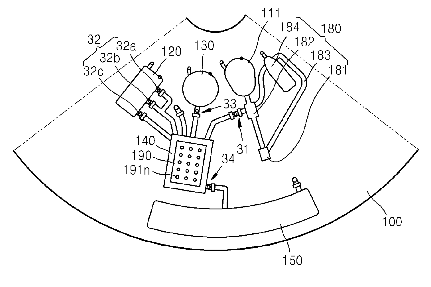 Microfluidic device using microfluidic chip and microfluidic device using biomolecule microarray chip